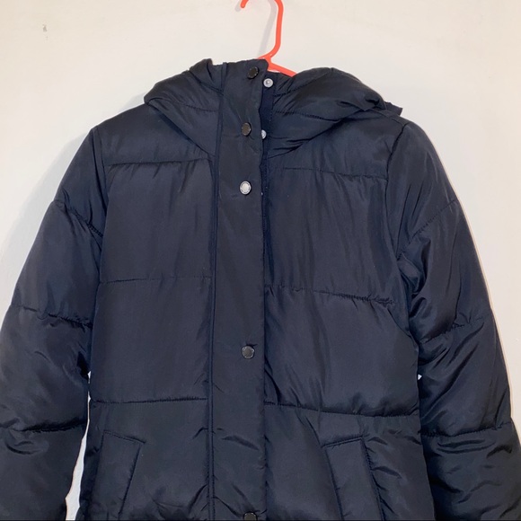 abercrombie long puffer
